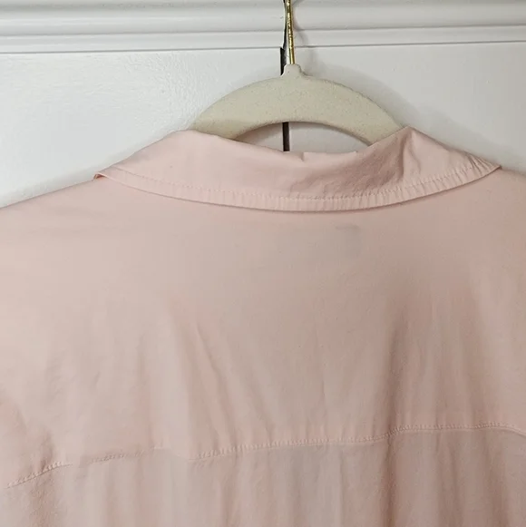 Ralph Lauren Pink Belted Cotton-Blend Tiered Dress | Size 8 - Picture 10 of 11